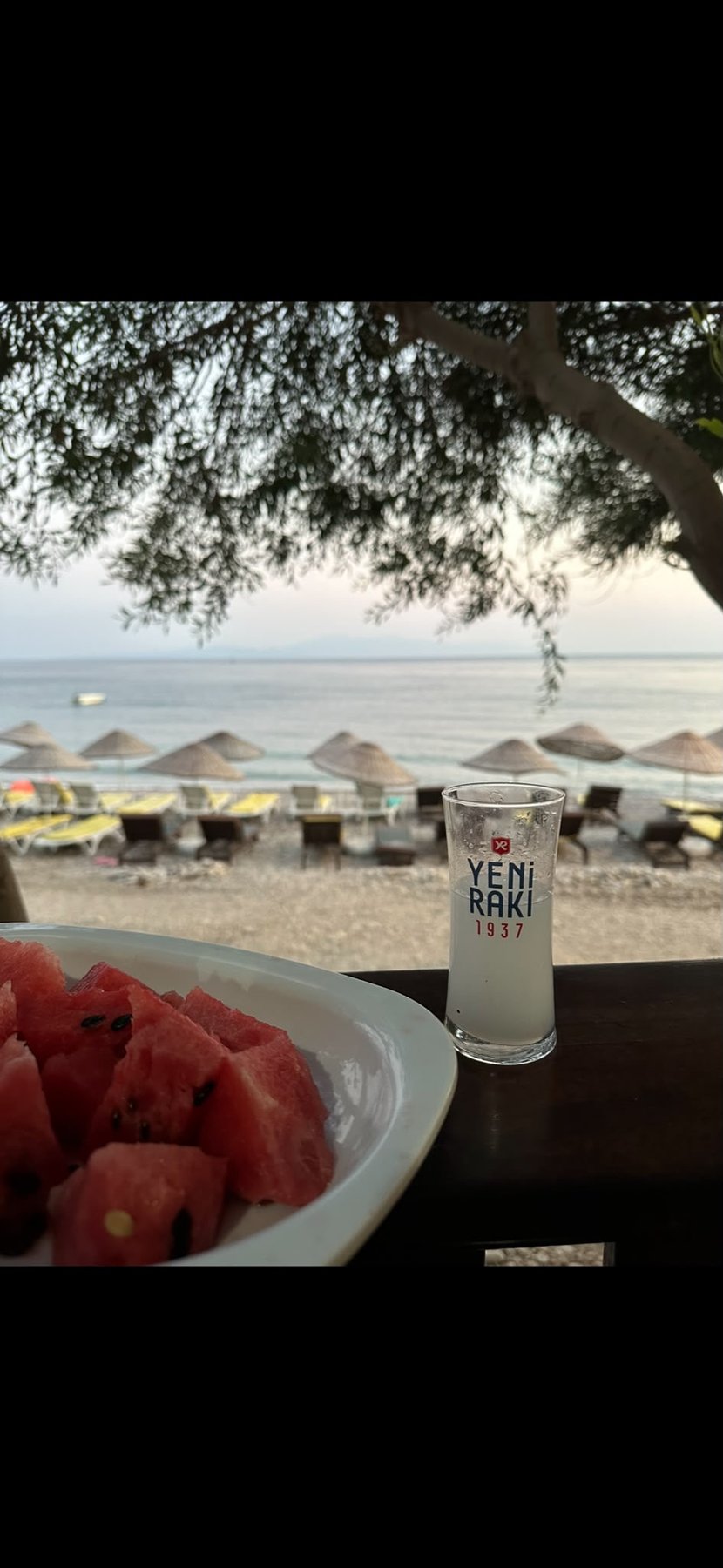 Denize karşı ikindi keyfi
